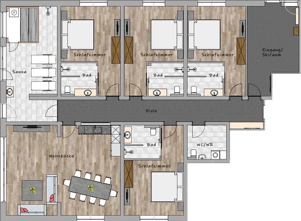 شقة Almglueck Chalet Auf 1740M سالباخ هينترغليم